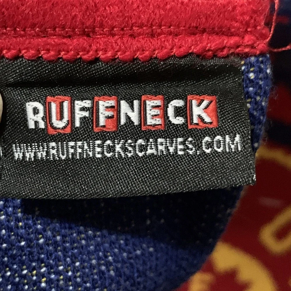 Utah Royals FC Soccer Scarf Ruffneck NWSL Fan Apparel Navy Blue Yellow Red NEW